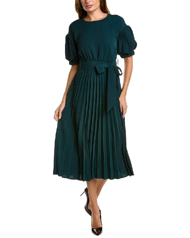 Gracia Puff Sleeve Midi Dress