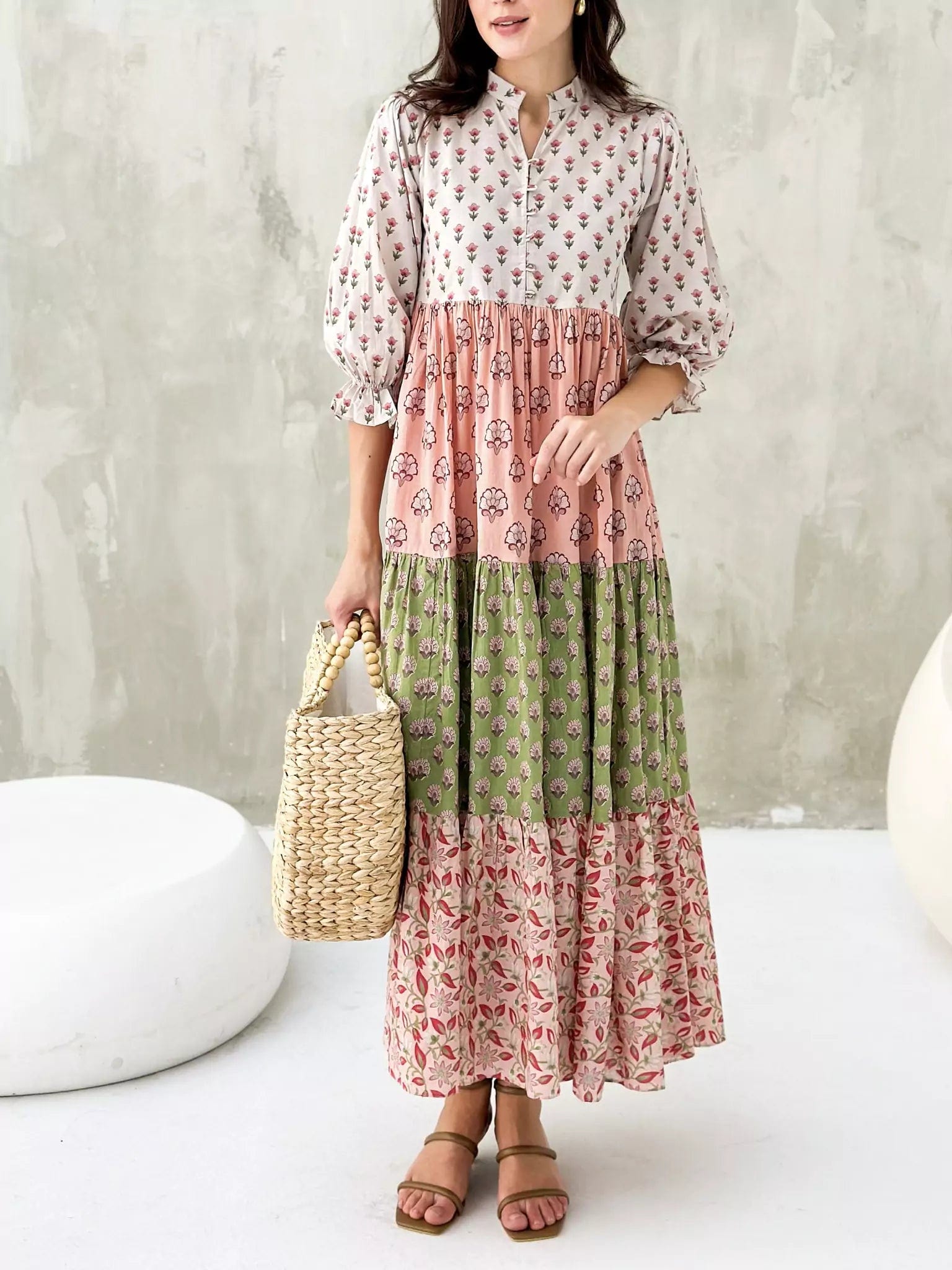 Martie Floral Long Dress