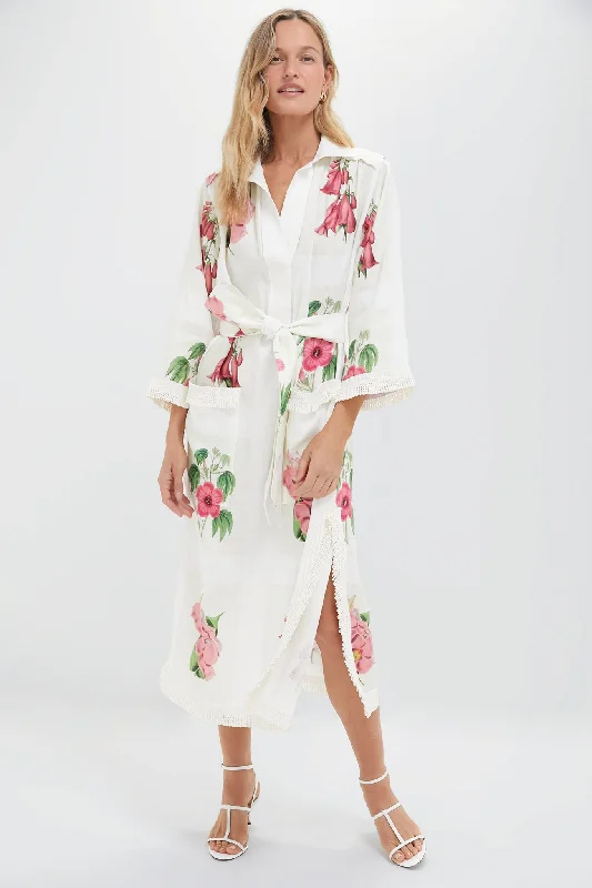 Multi Verandah Floral Long Tunic Dress