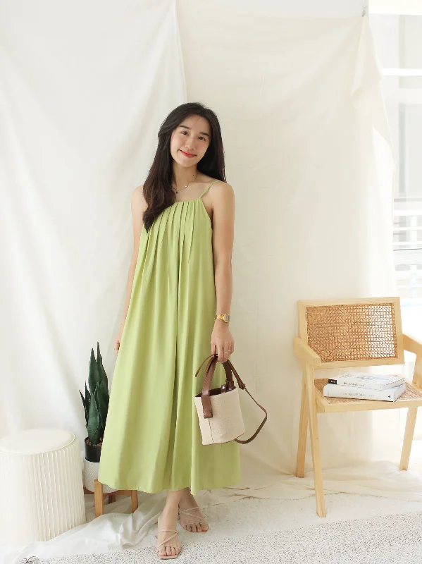 Seira Pleat Long Dress