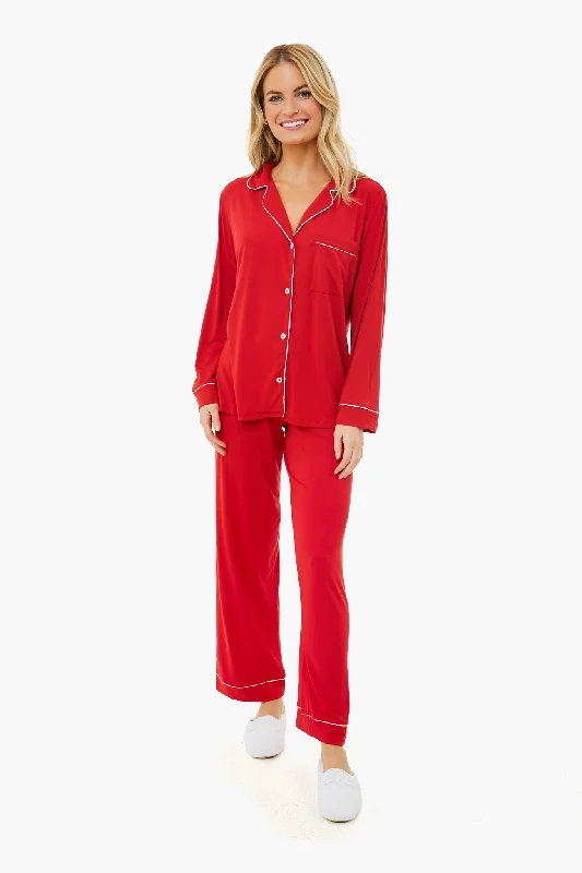 Haute Red Boxed Long PJ Set