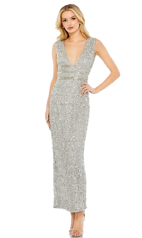 Mac Duggal 57701 - Plunging V-Neck Sleeveless Long Dress