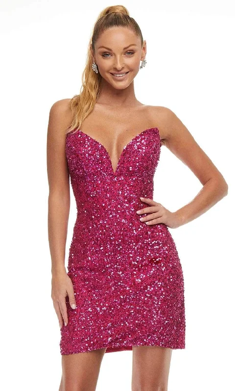 Ashley Lauren - Sequined Cocktail Dress 4474